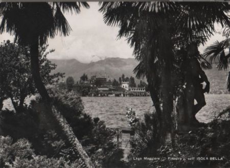 Italien - Lago Maggiore - Finestra sull Isola Bella - 1974 Italien - Lago Maggiore - Finestra sull Isola Bella - 1974