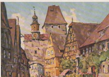 Rothenburg Tauber - Markusturm - ca. 1975 Rothenburg Tauber - Markusturm - ca. 1975