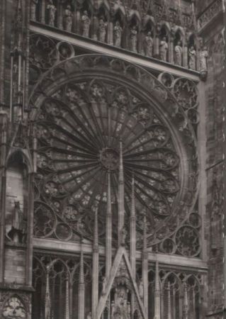 Frankreich - Strasbourg - Facade de la Cathedrale - ca. 1955 Frankreich - Strasbourg - Facade de la Cathedrale - ca. 1955