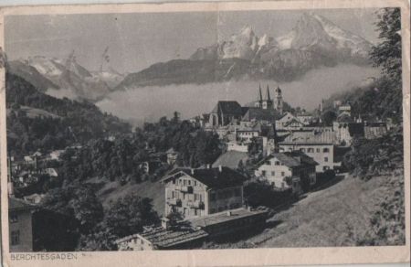 Berchtesgaden - mit Watzmann - ca. 1950 Berchtesgaden - mit Watzmann - ca. 1950