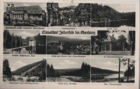 Clausthal-Zellerfeld - u.a. Carler Teich - 1957 Clausthal-Zellerfeld - u.a. Carler Teich - 1957