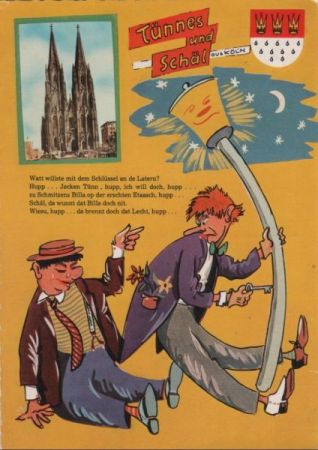 Köln - Tünnes und Schäl, Nr. 1 der Serie - 1959 Köln - Tünnes und Schäl, Nr. 1 der Serie - 1959