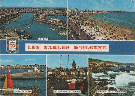 Frankreich - Les Sables-d’Olonne - mit 5 Bildern - 1972 Frankreich - Les Sables-d’Olonne - mit 5 Bildern - 1972