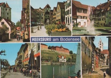 Meersburg am Bodensee - 6 Bilder - ca. 1985 Meersburg am Bodensee - 6 Bilder - ca. 1985