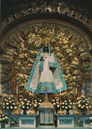 Schweiz - Einsiedeln - Madonna in der Gnadenkapelle - ca. 1985 Schweiz - Einsiedeln - Madonna in der Gnadenkapelle - ca. 1985
