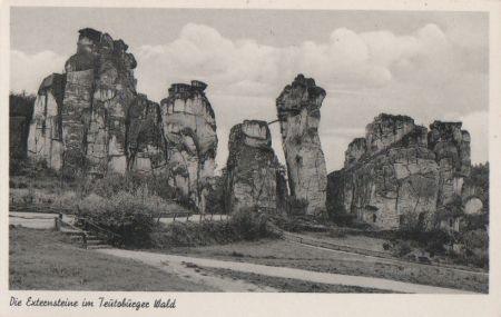 Horn-Bad Meinberg, Exeernsteine - 1953 Horn-Bad Meinberg, Exeernsteine - 1953