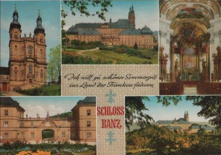 Bad Staffelstein, Kloster Banz - 5 Teilbilder - ca. 1980 Bad Staffelstein, Kloster Banz - 5 Teilbilder - ca. 1980