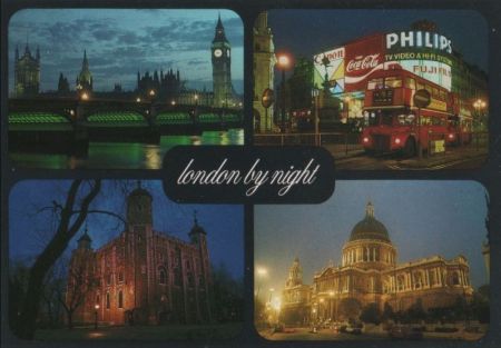 Großbritannien - London - by night - ca. 1985 Großbritannien - London - by night - ca. 1985