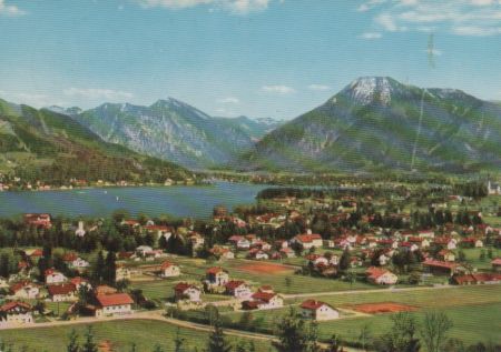 Rottach-Egern - mit Wallberg - 1965 Rottach-Egern - mit Wallberg - 1965