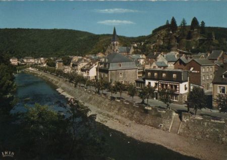 Belgien - Ardennen - La Roche en Ardenne - Quai de Ourthe - ca. 1975 Belgien - Ardennen - La Roche en Ardenne - Quai de Ourthe - ca. 1975