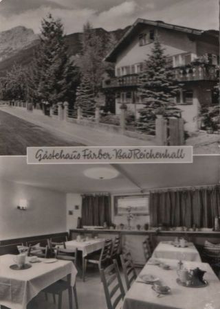 Bad Reichenhall - Gästehaus Färber - ca. 1960 Bad Reichenhall - Gästehaus Färber - ca. 1960