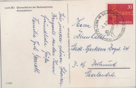 Simmenfälle - Schweiz - bei der Barbarabrücke Simmenfälle - Schweiz - bei der Barbarabrücke