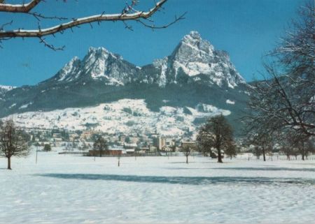 Schweiz - Schwyz - mit Mythen - ca. 1980 Schweiz - Schwyz - mit Mythen - ca. 1980