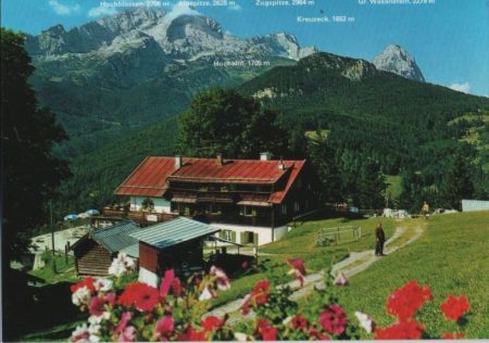 Garmisch-Partenkirchen - Berggasthof Eckbauer - ca. 1985 Garmisch-Partenkirchen - Berggasthof Eckbauer - ca. 1985