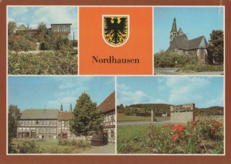 Nordhausen - u.a. Gedenkstätte KZ - 1989 Nordhausen - u.a. Gedenkstätte KZ - 1989