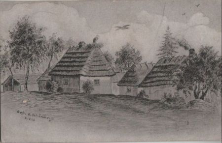 Häuser auf dem Land - ca. 1950 Häuser auf dem Land - ca. 1950