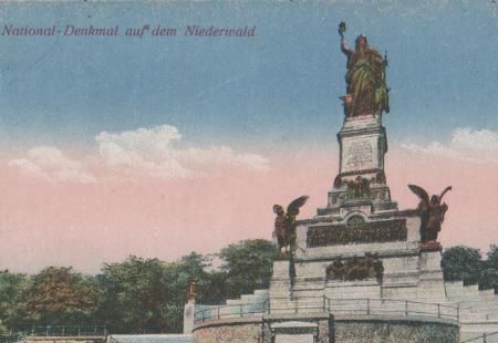 Rüdesheim - National-Denkmal auf Niederwald - ca. 1935 Rüdesheim - National-Denkmal auf Niederwald - ca. 1935