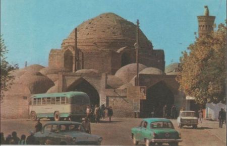Usbekistan - Bukhara - The Toki Telpakfurushon market cupola - 1975 Usbekistan - Bukhara - The Toki Telpakfurushon market cupola - 1975