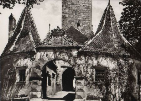 Rothenburg - Burgtor - ca. 1955 Rothenburg - Burgtor - ca. 1955