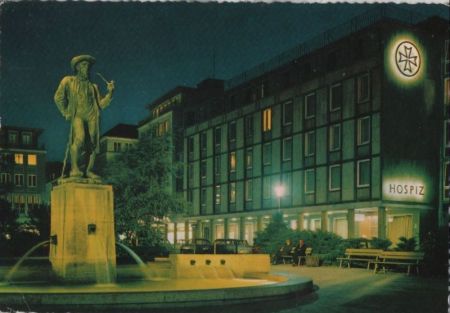 Bielefeld - Leineweberbrunnen - ca. 1970 Bielefeld - Leineweberbrunnen - ca. 1970