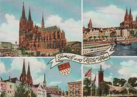 Gruß aus Köln a. Rhein - ca. 1965 Gruß aus Köln a. Rhein - ca. 1965