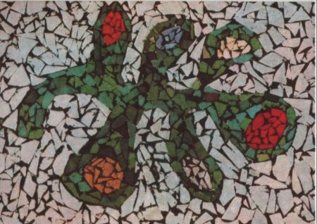Köln - Gut Frohnhof, Glasmosaik - ca. 1975 Köln - Gut Frohnhof, Glasmosaik - ca. 1975