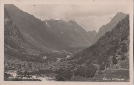 Norwegen - Nordfjord - Fra Brixdal, Olden - ca. 1955 Norwegen - Nordfjord - Fra Brixdal, Olden - ca. 1955