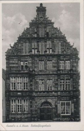 Hameln - Rattenfängerhaus - 1955 Hameln - Rattenfängerhaus - 1955