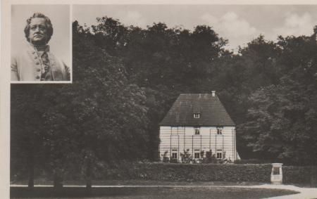 Weimar - Goethes Gartenhaus - ca. 1955 Weimar - Goethes Gartenhaus - ca. 1955