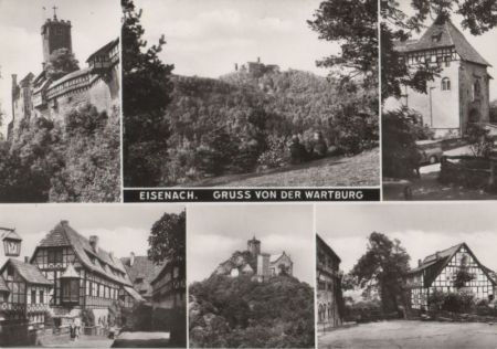 Eisenach - Gruss von der Wartburg - 1984 Eisenach - Gruss von der Wartburg - 1984