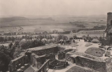 Burg Stolpen - Blick vom Seigerturm - ca. 1965 Burg Stolpen - Blick vom Seigerturm - ca. 1965