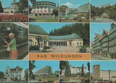 Bad Wildungen - u.a. Brunnenausgabe - ca. 1975 Bad Wildungen - u.a. Brunnenausgabe - ca. 1975