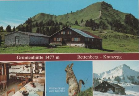 Rettenberg - Grüntenhütte - ca. 1985 Rettenberg - Grüntenhütte - ca. 1985