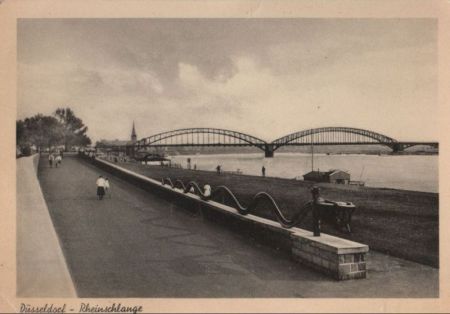 Düsseldorf - Rheinschlange - ca. 1960 Düsseldorf - Rheinschlange - ca. 1960