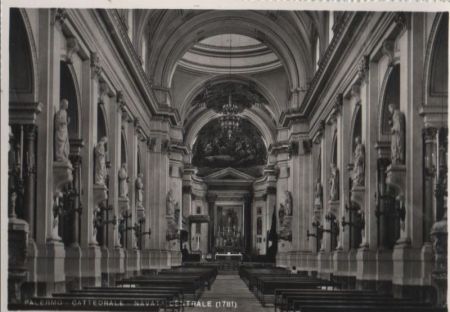Italien - Palermo - Cattedrale, Navata Centrale - ca. 1965 Italien - Palermo - Cattedrale, Navata Centrale - ca. 1965