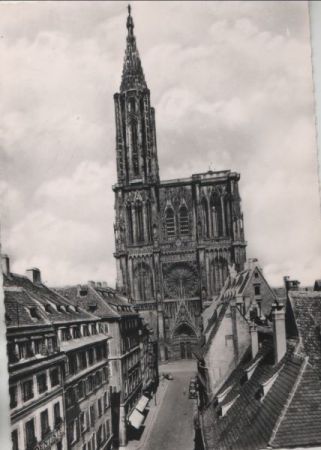 Frankreich - Strasbourg - La Cathedrale - ca. 1955 Frankreich - Strasbourg - La Cathedrale - ca. 1955