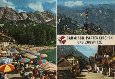Garmisch-Partenkirchen - und Zugspitze - ca. 1975 Garmisch-Partenkirchen - und Zugspitze - ca. 1975