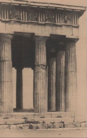 Griechenland - Athen - Colonne de ordre dorique - ca. 1940 Griechenland - Athen - Colonne de ordre dorique - ca. 1940