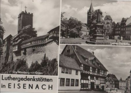 Eisenach - Luthergedenkstätten - ca. 1975 Eisenach - Luthergedenkstätten - ca. 1975