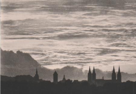 Bamberg von Süden gesehen - 1984 Bamberg von Süden gesehen - 1984