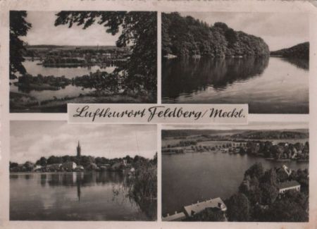 Feldberg, Feldberger Seenlandschaft - u.a. Schmaler Luzin - 1961 Feldberg, Feldberger Seenlandschaft - u.a. Schmaler Luzin - 1961