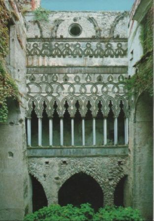 Italien - Ravello - Villa Rufolo, il cortile Maresco - ca. 1980 Italien - Ravello - Villa Rufolo, il cortile Maresco - ca. 1980