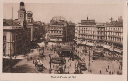 Spanien - Madrid - Puerta des Sol - ca. 1935 Spanien - Madrid - Puerta des Sol - ca. 1935