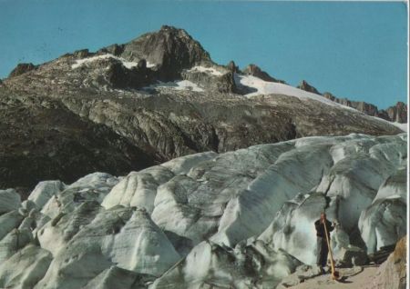 Schweiz - Rhonegletscher - mit Gerstenhörner - 1969 Schweiz - Rhonegletscher - mit Gerstenhörner - 1969