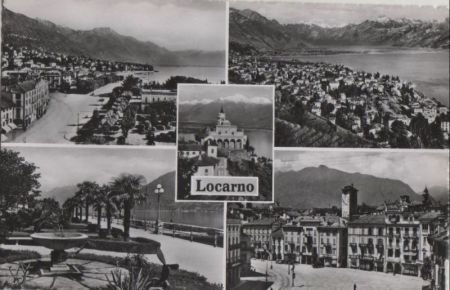 Schweiz - Locarno - 5 Teilbilder - ca. 1960 Schweiz - Locarno - 5 Teilbilder - ca. 1960