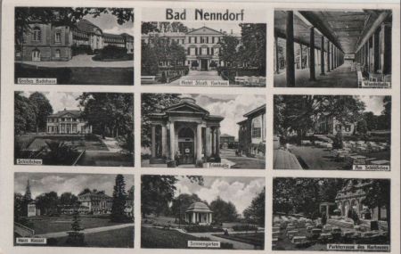 Bad Nenndorf - u.a. Sonnengarten - 1950 Bad Nenndorf - u.a. Sonnengarten - 1950