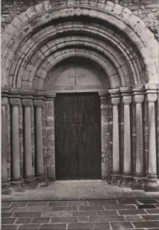 Bürgel-Thalbürgel - Klosterkirche, Säulenportal - 1987 Bürgel-Thalbürgel - Klosterkirche, Säulenportal - 1987