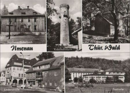 Ilmenau - u.a. Lindenstraße - 1981 Ilmenau - u.a. Lindenstraße - 1981