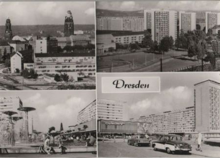 Dresden - mit 4 Bildern - 1976 Dresden - mit 4 Bildern - 1976