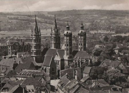 Naumburg - Blick auf den Dom - 1961 Naumburg - Blick auf den Dom - 1961